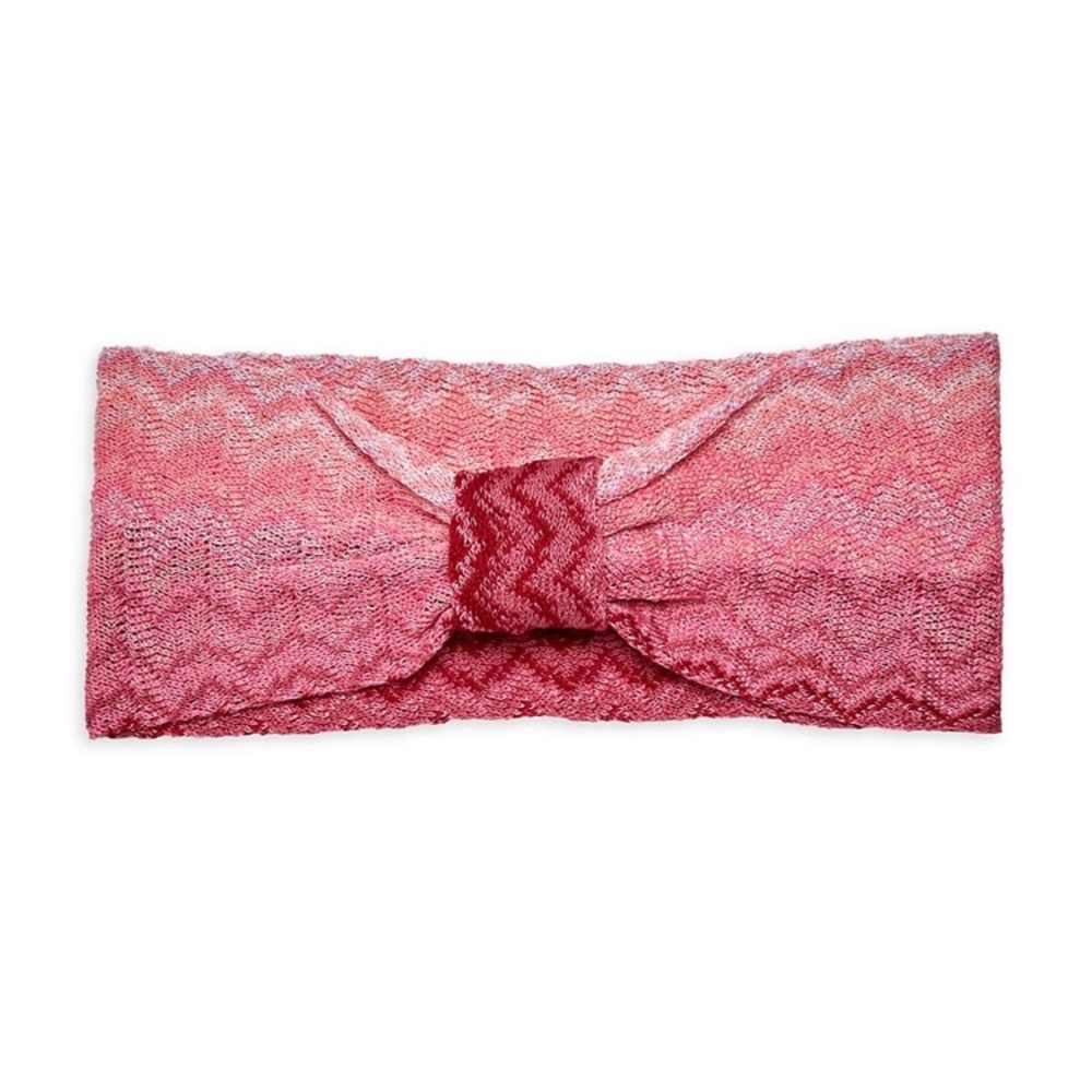 Missoni Chevron Knit Pink Headband